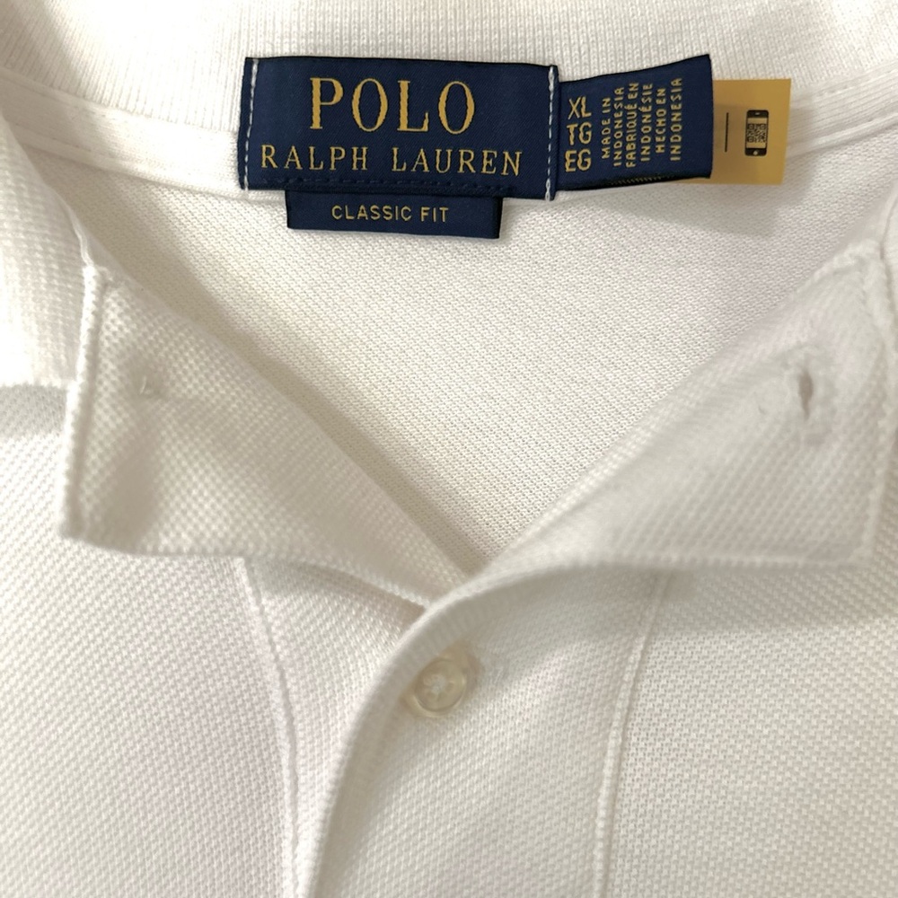 Ralph Lauren White Big Pony Polo Shirt - Picture 4 of 5